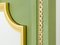 Celadon Grün Lackierte Kleiderschränke aus Vergoldetem Messing von André Arbus, 1930er, 2er Set 5