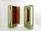 Celadon Green Lacquered Wardrobes in Gilt Brass from André Arbus, 1930s, Set of 2, Image 8