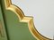 Armarios lacados en verde Celadon de latón dorado de André Arbus, años 30. Juego de 2, Imagen 10