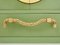 Celadon Green Lacquered Wardrobes in Gilt Brass from André Arbus, 1930s, Set of 2, Image 4