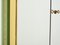 Celadon Grün Lackierte Kleiderschränke aus Vergoldetem Messing von André Arbus, 1930er, 2er Set 14