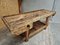 Workbench Kitchen Island Counter Side Table, 1890s 8