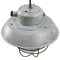 Vintage Industrial Grey Metal Clear Frosted Glass Pendant Light 4