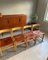 Swedish Oak Leather Chairs from Nordiska Kompaniet, 1950s, Set of 4 3