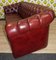 Chesterfield 3-Seater Sofa in Oxblood Skai, 1970s, Image 5