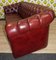 Chesterfield 3-Sitzer Sofa aus Oxblood Skai, 1970er 5