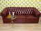 Chesterfield 3-Seater Sofa in Oxblood Skai, 1970s, Image 2