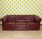 Chesterfield 3-Seater Sofa in Oxblood Skai, 1970s, Image 10