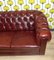 Chesterfield 3-Seater Sofa in Oxblood Skai, 1970s, Image 8