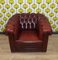 Chesterfield Club Chair in Oxblood Skai, 1970s, Image 1
