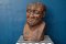 Large Bust of Man, 1960s, Wood 2