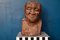 Large Bust of Man, 1960s, Wood, Image 1