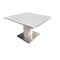 Tavolini centrali e ausiliari in laccato bianco e struttura cromata, set di 3, Immagine 4