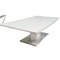 Tables Centrales et d'Axe en Laquerade Blanche et Structure Chrome, Set de 3 3