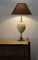 Lámpara de mesa con forma de huevo de avestruz neoclásica de latón y bronce, Imagen 10