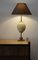 Neo-Classical Ostrich Egg Table Lamp in Brass and Bronze 10