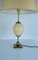 Lámpara de mesa con forma de huevo de avestruz neoclásica de latón y bronce, Imagen 8