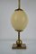 Neo-Classical Ostrich Egg Table Lamp in Brass and Bronze 6