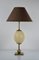 Neo-Classical Ostrich Egg Table Lamp in Brass and Bronze 1