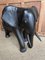 Vintage Elephant Leather Footrest 1
