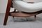 Set of Vintage Teak Scoop Chair with Ottoman by R.Huber & Co, 1960s 4