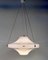 Lámpara colgante era espacial grande de acrílico con cadenas ajustables, años 60, Imagen 3