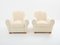 Club Armchairs in Mohair & Velvet by Jules Leleu, 1940s, Set of 2, Image 1