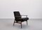 Armchair in Black Boucle from Henryk Lis, 1960s 7