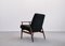 Armchair in Black Boucle from Henryk Lis, 1960s 4