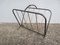 French Magazine Rack in the style of Jacques Adnet, 1940s 1