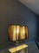 Lampes de Bureau Clavius Couleur Tabac avec Abat-jour Faits Main en Fils de Soie et Structure en Chrome par Axolight, Italie, Set de 2 4