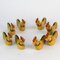 Cutlery Holders in the shape of Chicken, 1960s, Set of 8 1