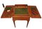 Klapp-Schreibtisch aus Eiche & bearbeitetem Leder von Asprey & Co. London, 1920er 13