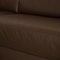 Leather Corner Sofa in Dark Brown by Ewald Schillig 3