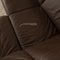 Leather Corner Sofa in Dark Brown by Ewald Schillig 4