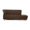 Leather Corner Sofa in Dark Brown by Ewald Schillig 7