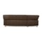 Leather Corner Sofa in Dark Brown by Ewald Schillig 8