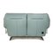 Malu Leder 2-Sitzer Ice Hellblaues Sofa von Mondo 10