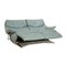 Malu Leather Two-Seater Ice Light Blue Sofa from Mondo 3