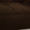 Smala Fabric Three-Seater Sofa in Dark Brown from Ligne Roset 5