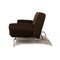 Dunkelbraunes Smala Stoff 3-Sitzer Sofa von Ligne Roset 10