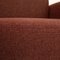 Sofá de dos plazas de tela 9103 en rojo de Himolla, Imagen 4