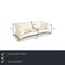 322 Leather Three Seater Sofa in White Cream from Rolf Benz 2