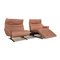 Lounger 4905 Zwei-Sitzer Ledersofa in Rosa Rose von Himolla 8