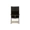 Ds 270 Leather Armchair with Stool in Black from de Sede 10