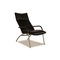 Ds 270 Leather Armchair with Stool in Black from de Sede 4