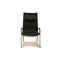 Ds 270 Leather Armchair with Stool in Black from de Sede 8