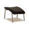 Ds 270 Leather Armchair with Stool in Black from de Sede 12