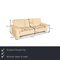 Mr 2830 Leather Three-Seater Cream Sofa from Musterring 2