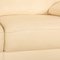 Mr 2830 Leather Three-Seater Cream Sofa from Musterring 3